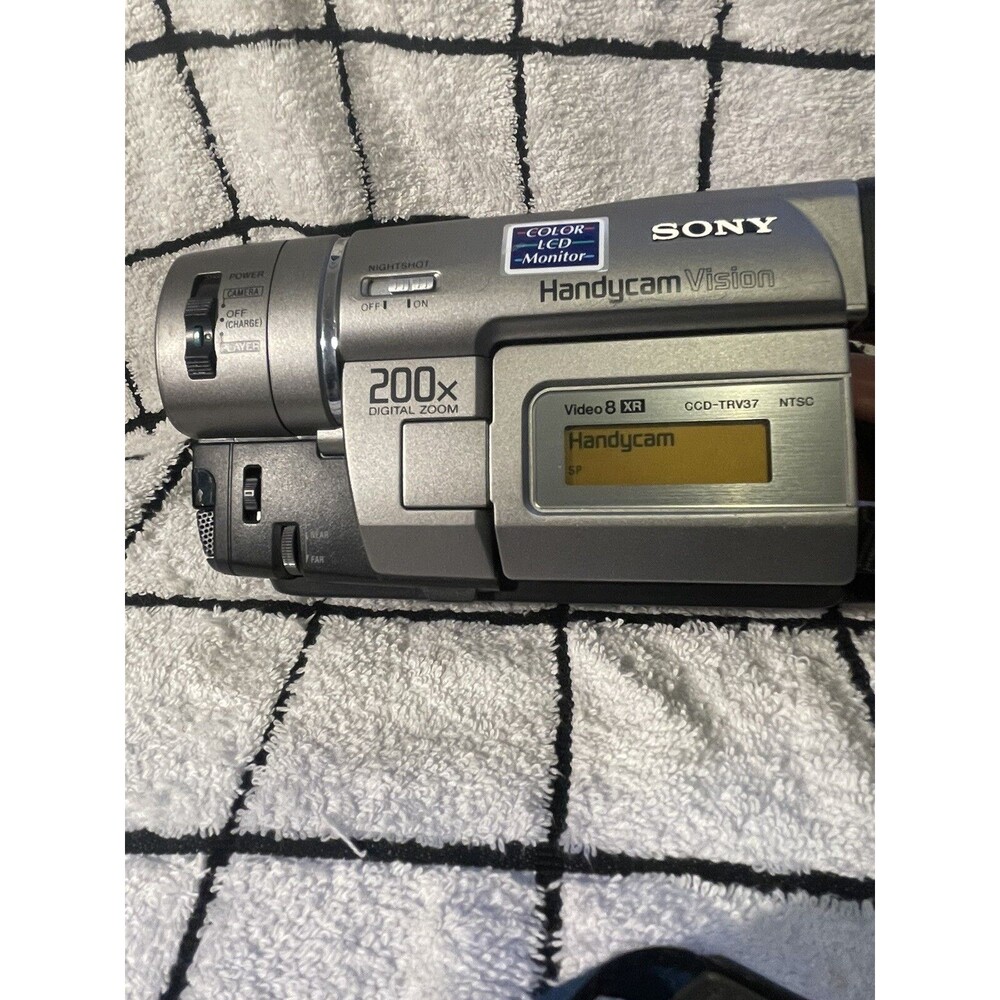 Sony CCD-TRV37 Video 8MM XR Camcorder - Record Transfer Watch Hi8 - TESTED WORK